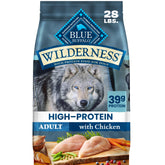 Blue Buffalo front packaging showing chicken-first ingredient and benefits