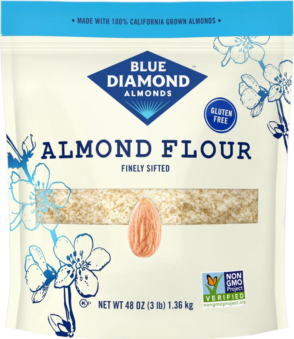 Blue Diamond frente bolsa 48 oz, harina abundante lista para hornear
