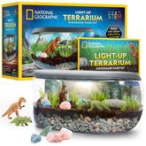 Blue Marble terrarium front packaging showing kit contents and benefits