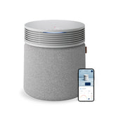 BLUEAIR front view of purifier showing sleek furniture design and placement benefit