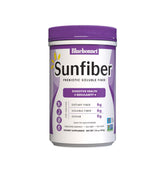BlueBonnet Sunfiber frente del envase mostrando presentación y beneficios