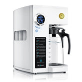 Bluevua front view of countertop RO system showing control panel benefit clear guidance