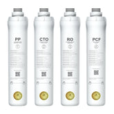 Bluevua front packaging showing the 4-pack filters and benefits
