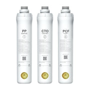 Bluevua front packaging showing the RO100ROPOT one-year filter set and clear labeling for reliable maintenance