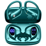 bmani front packaging green showing earbuds and case for clear unboxing benefit