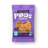 Bobo's frente de empaque mostrando caja de 24 unidades y conveniencia
