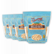 Bob's Red Mill paquete frontal de avena extra gruesa, conveniente y orgánica