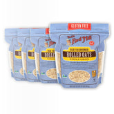Bob's Red Mill front packaging showing gluten free oats and brand