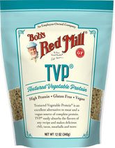 Bob's Red Mill frente del paquete mostrando información y beneficios