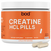 Bod bottle front view showing clean label and capsule count for convenience