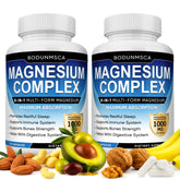 BODUNMSCA frasco frontal del Magnesium Complex, apoyo diario de magnesio