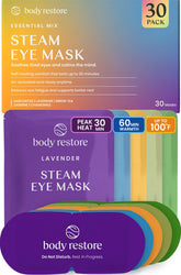 Body Restore front packaging showing 30-count variety pack and scents for gifting benefit