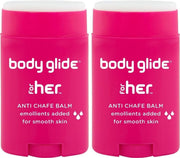 BodyGlide For Her front packaging showing product and benefits
