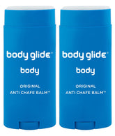 BodyGlide front packaging showing two sticks and product name for trusted protection