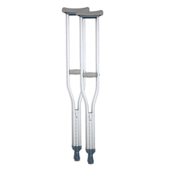 BodyMed muletas frontales en par mostrando estructura ligera y estabilidad