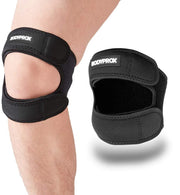 Bodyprox vista frontal del paquete mostrando la banda y tallas, soporte claro