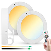 Bojim front view ceiling light showing compact design and bright output