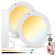 Bojim front view ceiling light showing compact design and bright output
