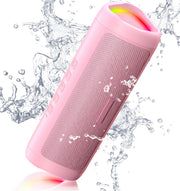 BolaButty front view showing pink speaker and powerful stereo output