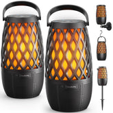 BolaButty front view speaker showing 360° sound and warm light benefit