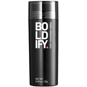 Boldify jar front view showing Dark Brown shade and clear labeling for quick identification