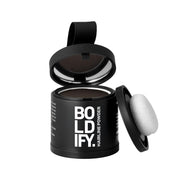 Boldify envase delantero Dark Brown mostrando compacto y diseño práctico