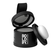 Boldify frontal del envase mostrando tapa y compacto, fácil identificación