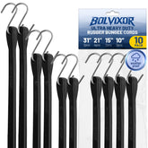Bolvixor paquete frontal mostrando variedad de longitudes y ganchos resistente