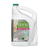 Bona envase frontal de recarga mostrando formato grande y beneficio de ahorro