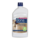 Bona frasco 32 oz frontal mostrando etiqueta clara y formato práctico