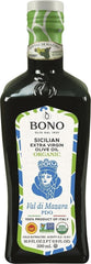 Bono botella frontal Val di Mazara muestra diseño y autenticidad