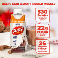BOOST envase en mano ilustra consumo rápido y conveniencia portátil