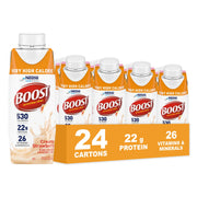 BOOST front view of bottle showing calories and protein benefits