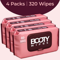 BOOTY WIPES toallita desplegada 9x7 pulgadas, amplia cobertura y limpieza eficaz