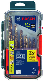 Bosch brocas CO14B frontal en estuche, organización y protección