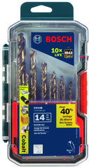 Bosch brocas CO14B frontal en estuche, organización y protección