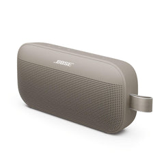Bose SoundLink Flex front view showing speaker grill and rich sound