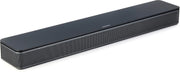 Bose TV Speaker front profile showing compact design and clear audio benefit