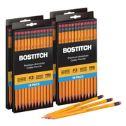 Bostitch vista frontal del paquete de 48 lápices, suministro duradero