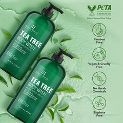Botanic Hearth primer plano de la etiqueta con ingredientes clave y beneficios