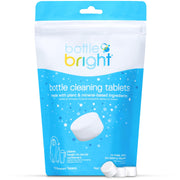 Bottle Bright front packaging showing bulk box and label for easy storage and supply