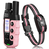 BOUSNIC collar frontal en rosa mostrando diseño y hebilla, ideal para control seguro