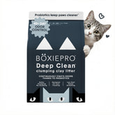 Boxie front packaging showing brand and 28 lb bag for clear product recognition and value