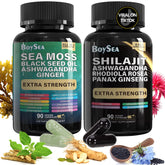 Boysea bundle front packaging showing both bottles and clear labeling benefits
