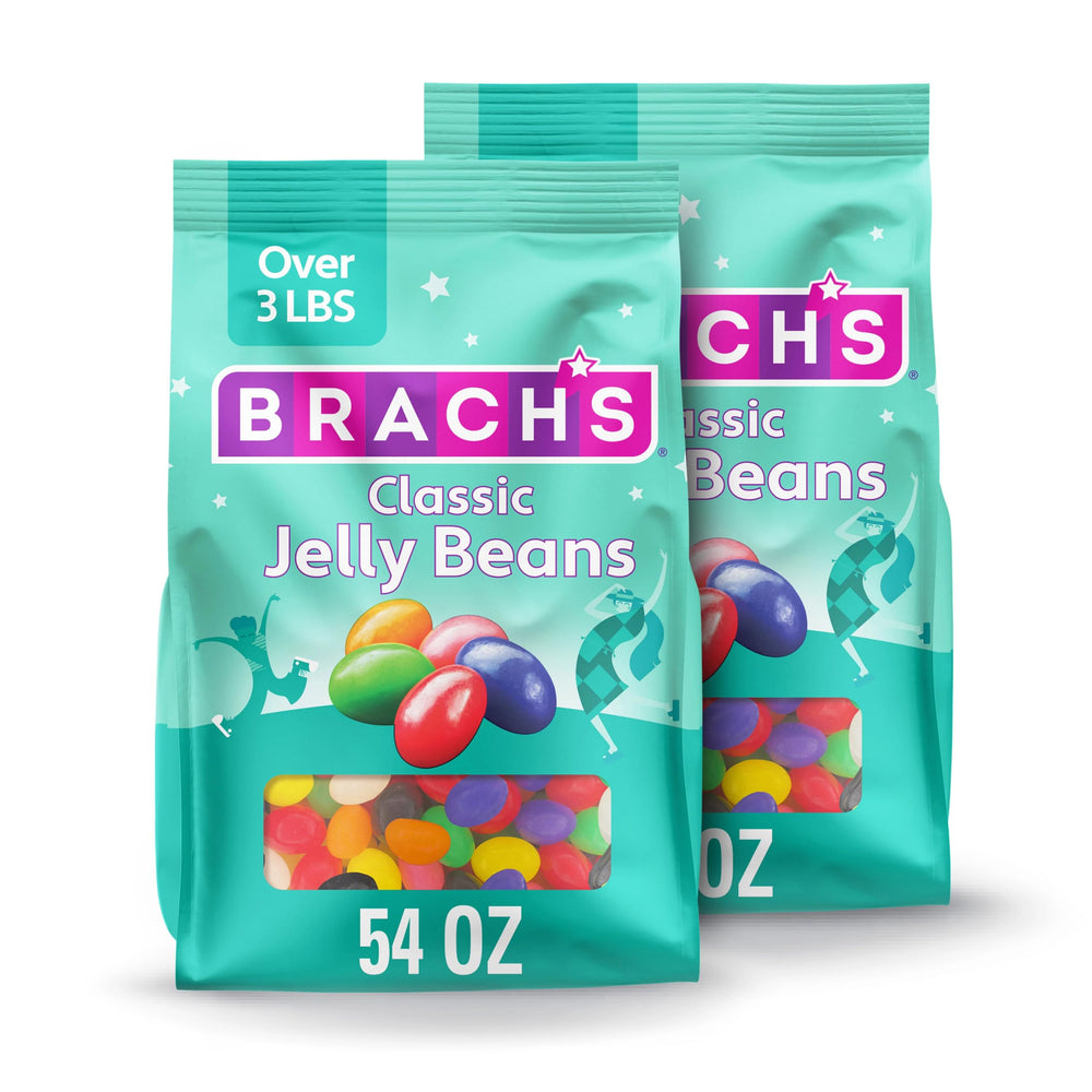 Brach's bolsa frontal mostrando colores surtidos y cantidad para fiestas