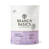 Branch Basics frente del envase mostrando etiqueta clara y volumen