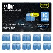Braun cartridge front packaging showing brand and pack benefits