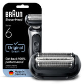 Braun cabezal frontal mostrando lámina y diseño, mejora la cercanía