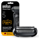 Braun cabezal Series 5 frontal en caja mostrando un recambio seguro y auténtico