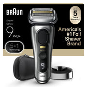 Braun Series 9 PRO+ frontal mostrando diseño ergonómico y eficacia